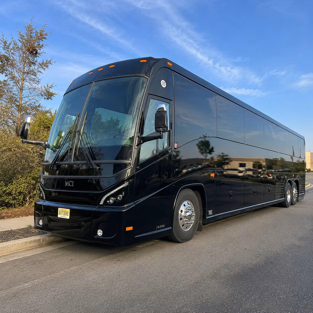 Mesquite Airport Shuttle & Transportation party bus exterior