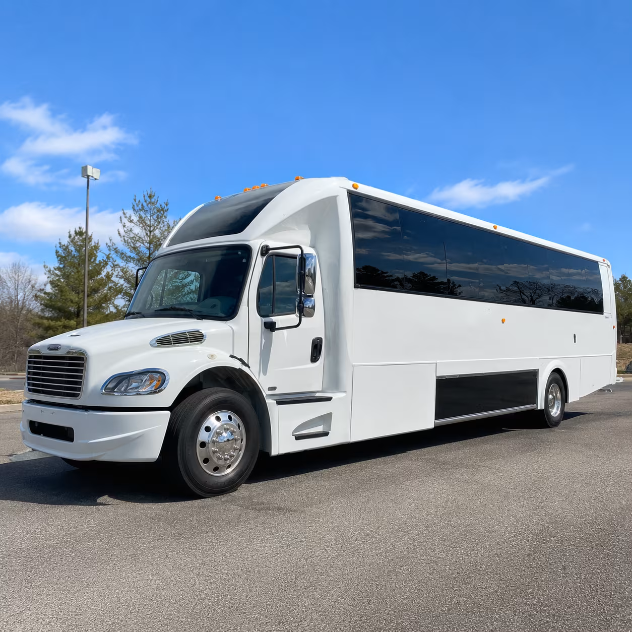 Mesquite Bachelor & Bachelorette Transportation party bus exterior