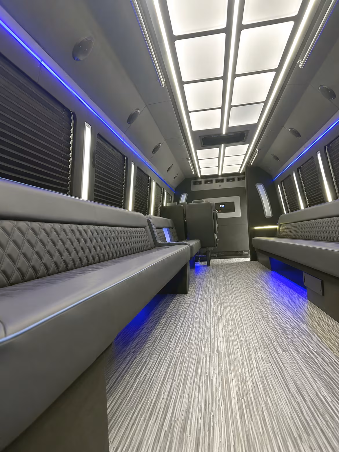 Mesquite Birthday, Sweet 16, & Quinceañera Transportation party bus interior