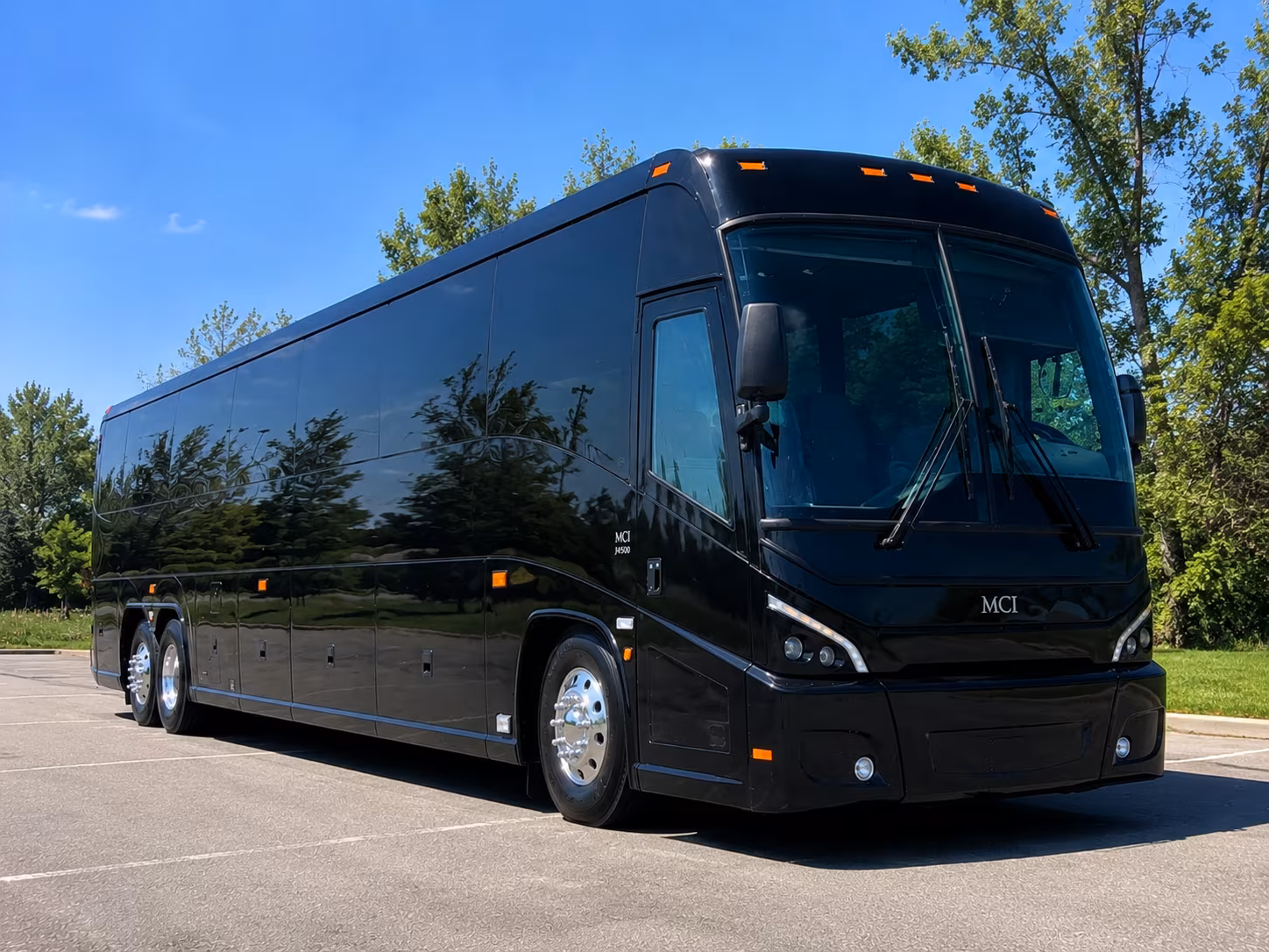 Mesquite Corporate Transportation party bus exterior
