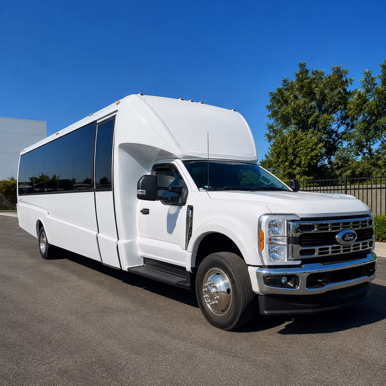 Mesquite Corporate Transportation party bus exterior