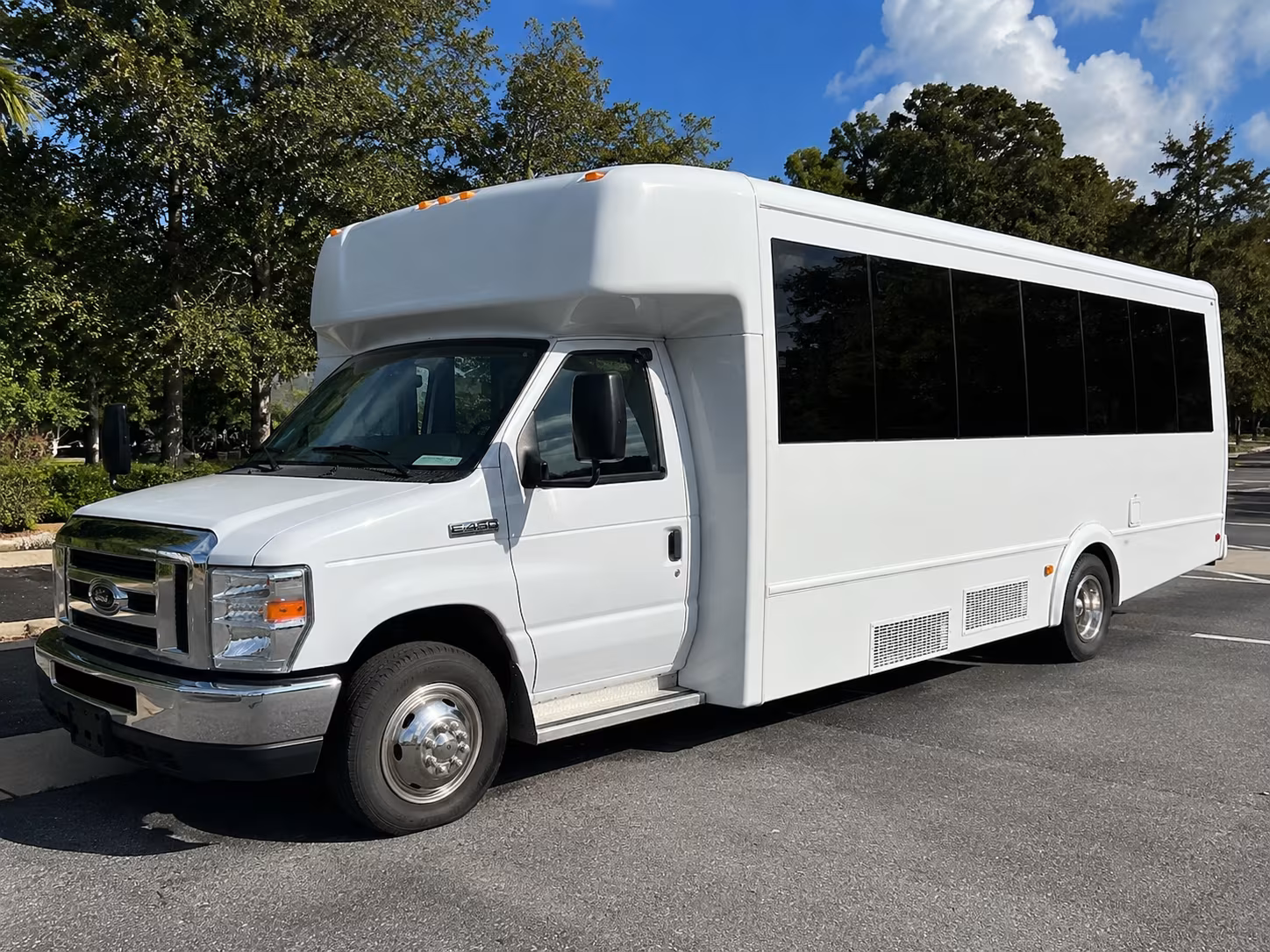 Mesquite Private Event Transportation party bus exterior