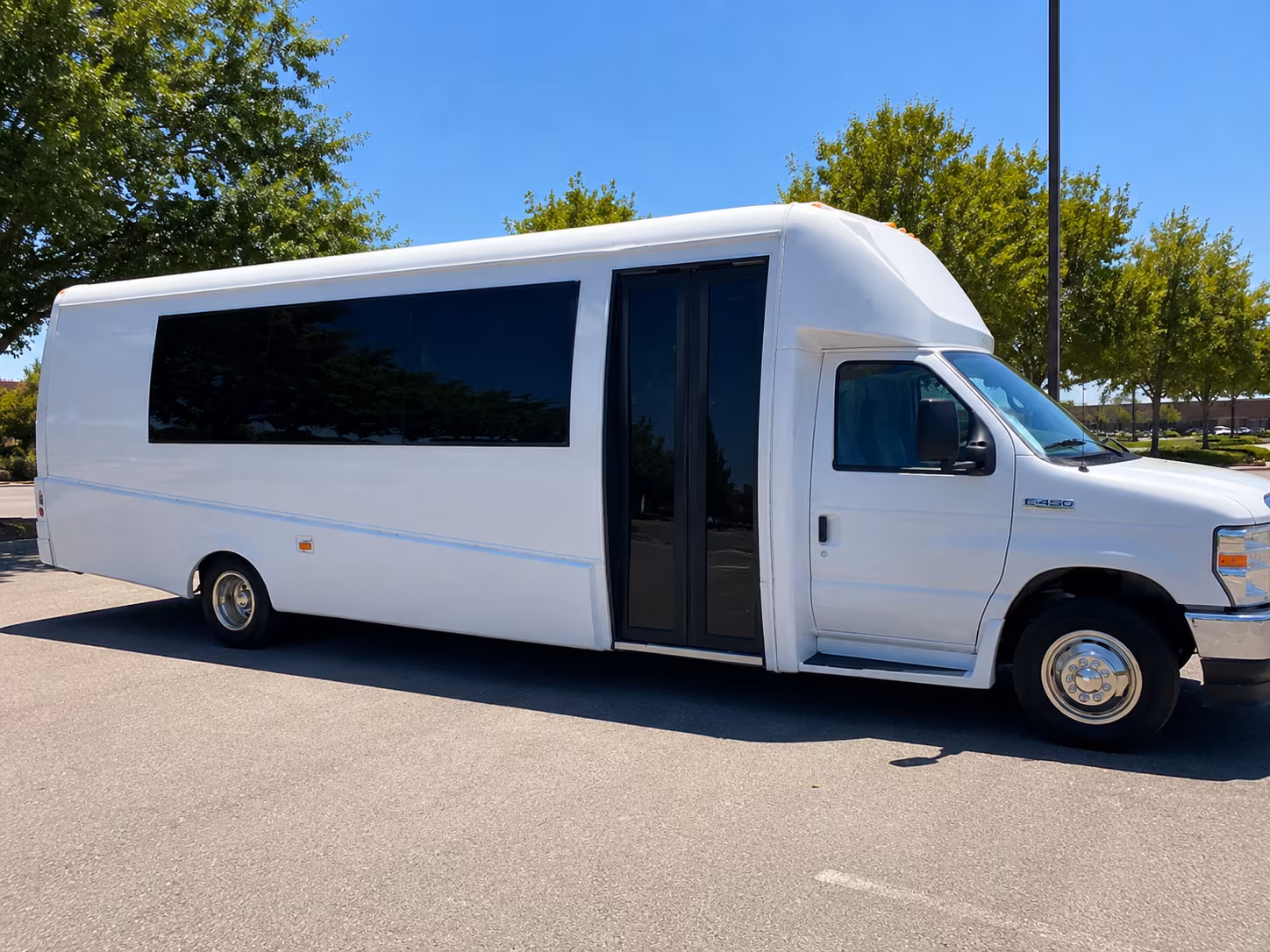 Mesquite Private Event Transportation party bus interior