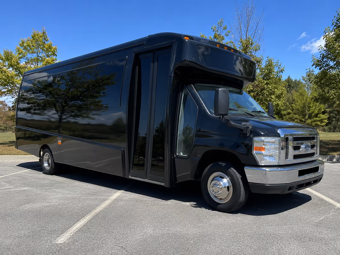 Mesquite School Event Transportation party bus exterior
