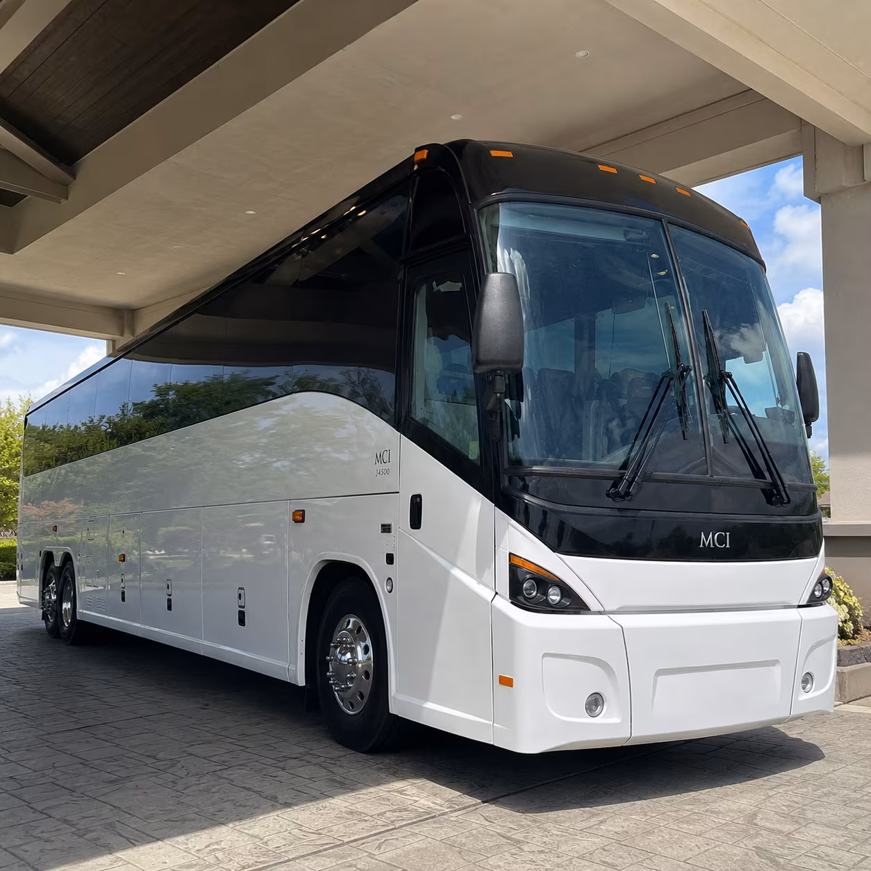 Mesquite School Event Transportation party bus exterior