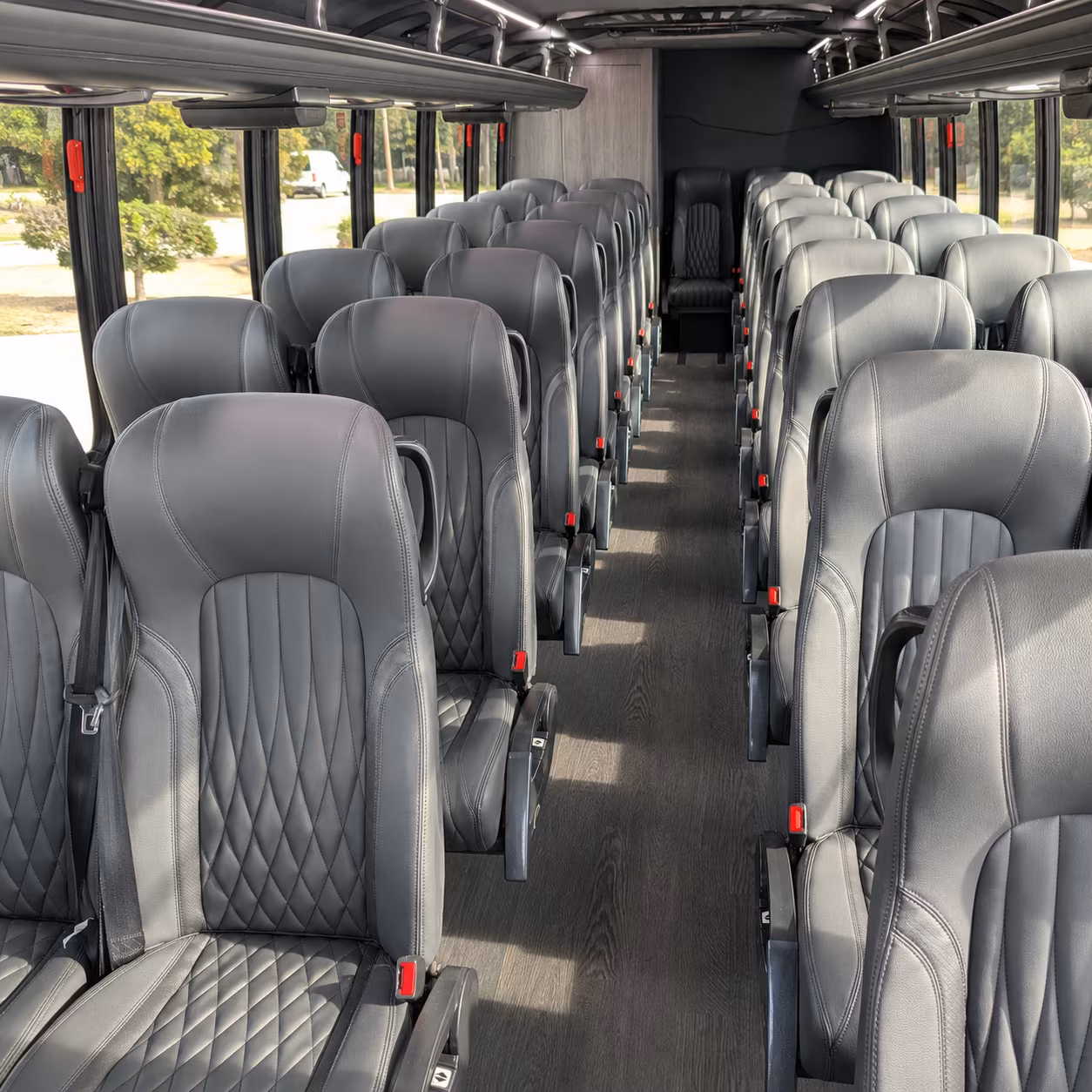 Mesquite School Event Transportation party bus interior
