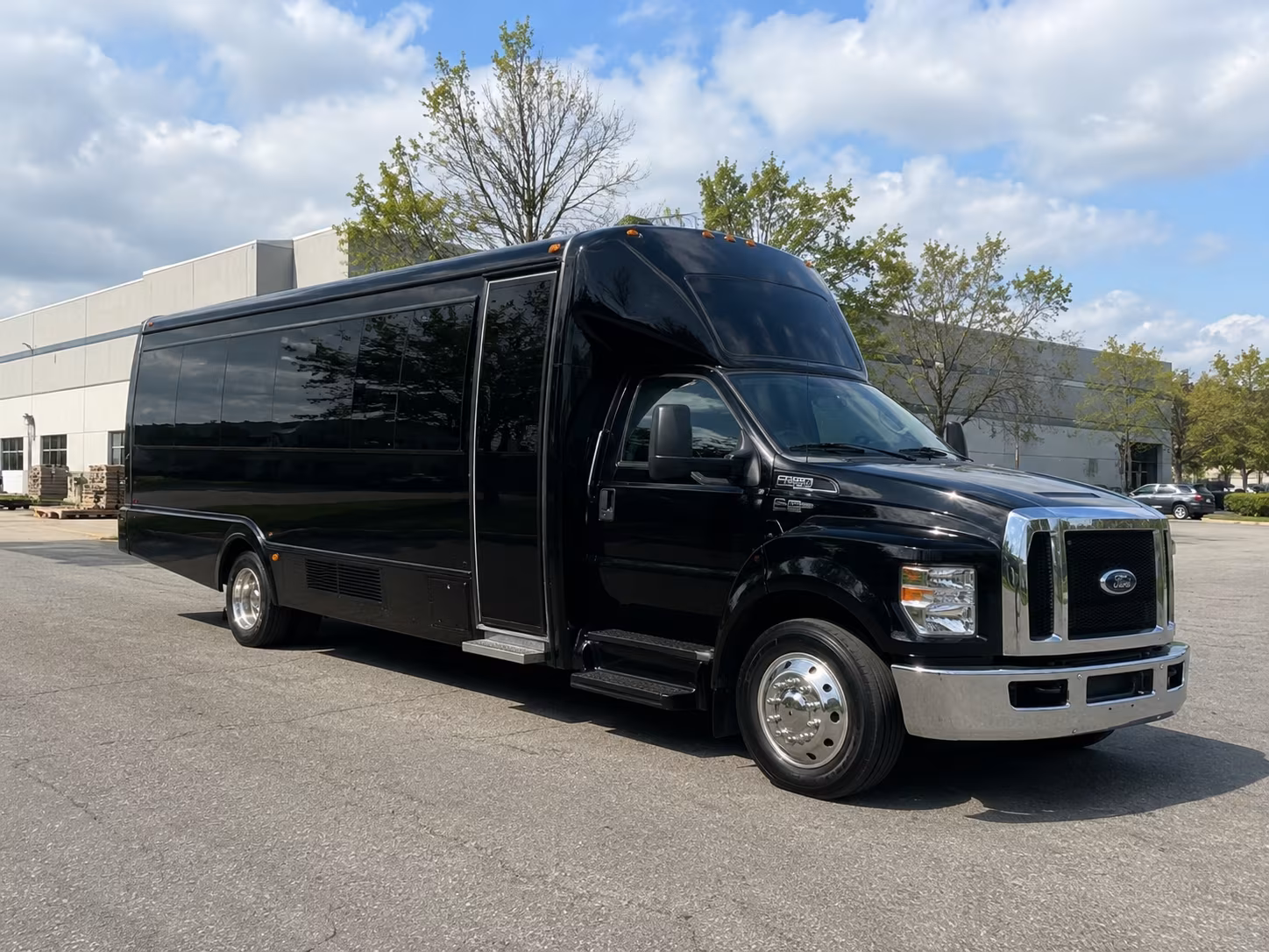 Mesquite Sporting Event Transportation party bus exterior