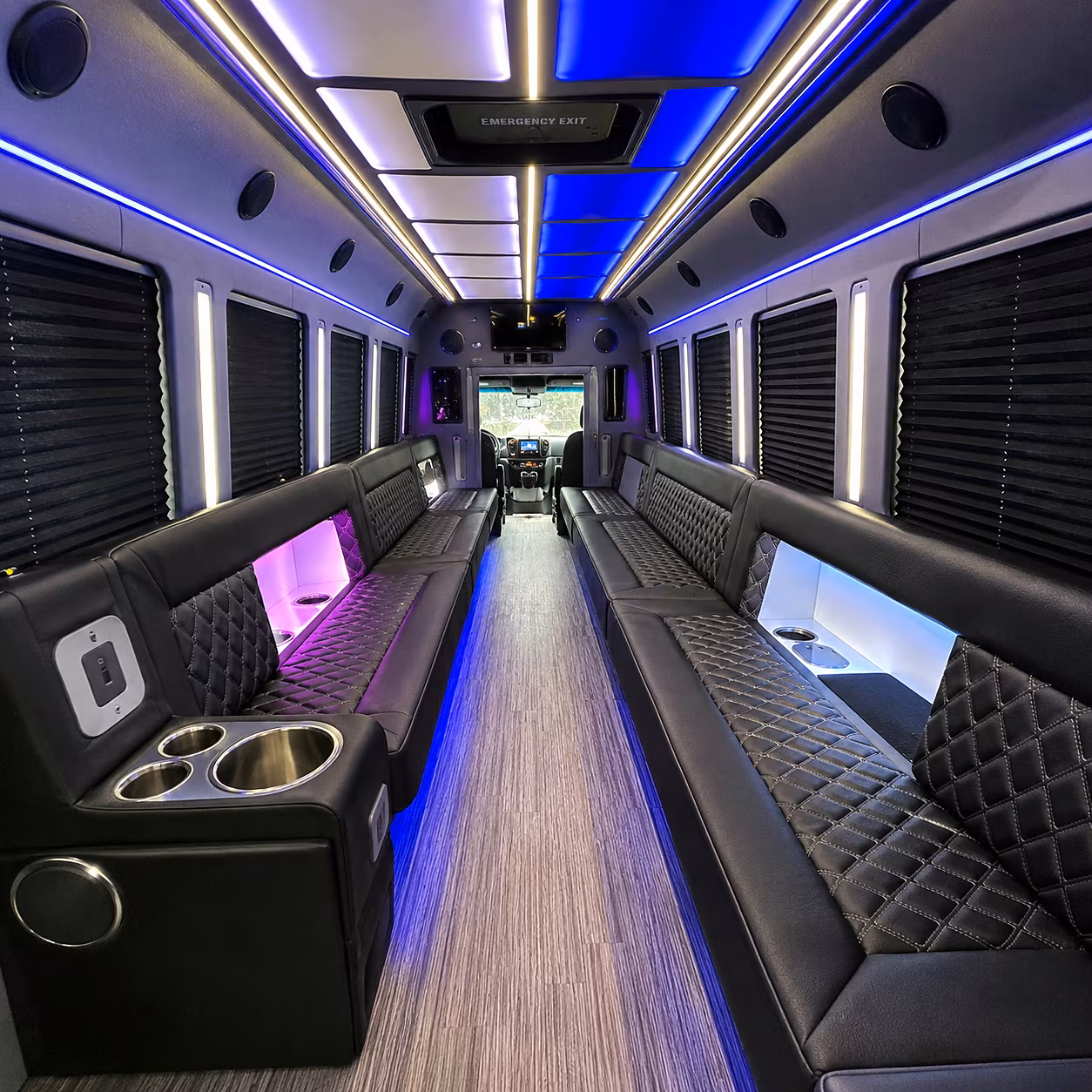 Mesquite Sporting Event Transportation onboard seating