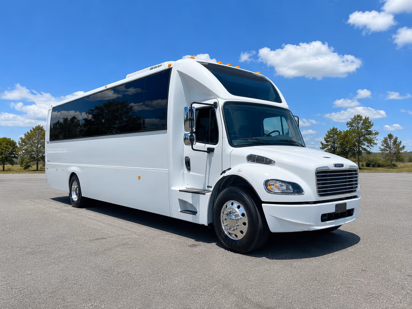 Mesquite Wedding Transportation party bus exterior
