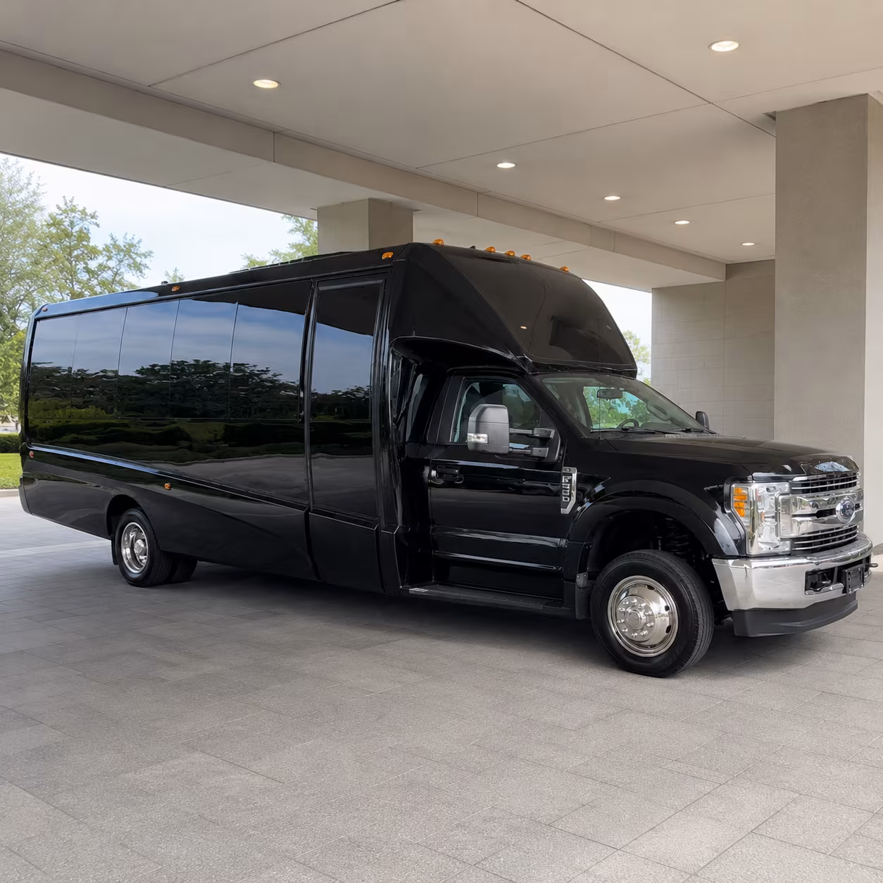 Mesquite Wedding Transportation party bus exterior