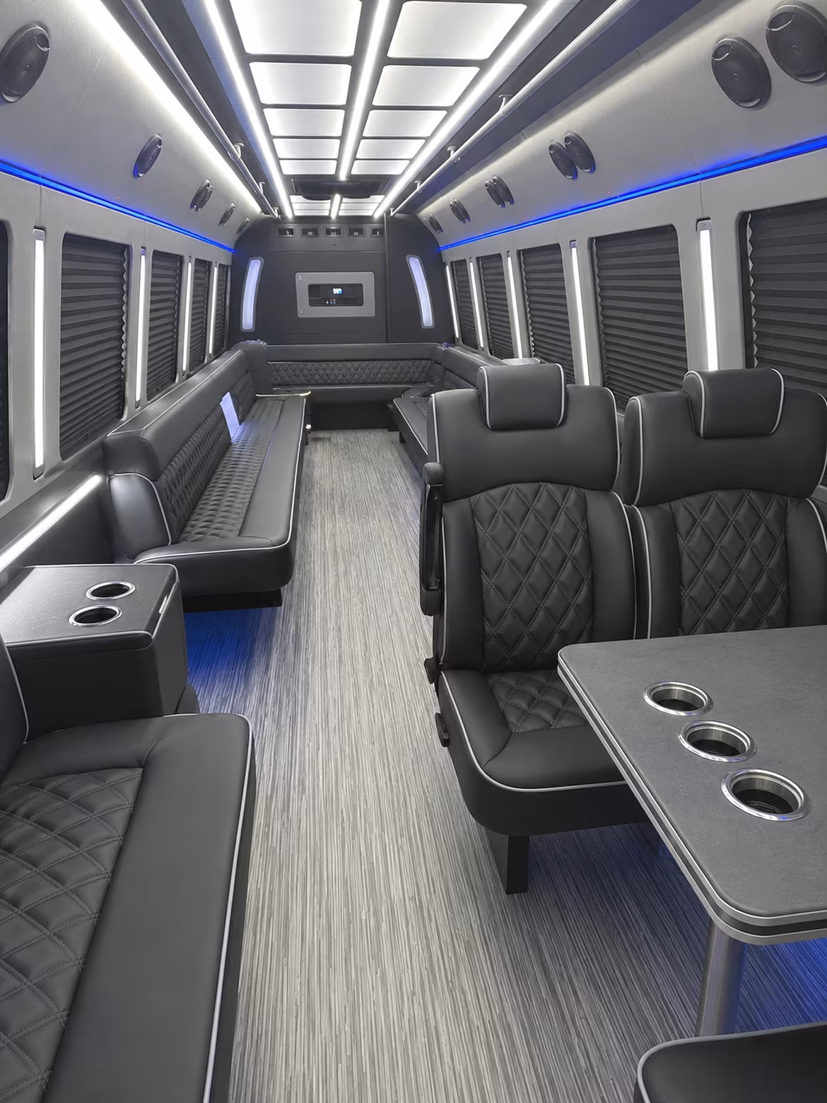 Mesquite Wedding Transportation onboard seating