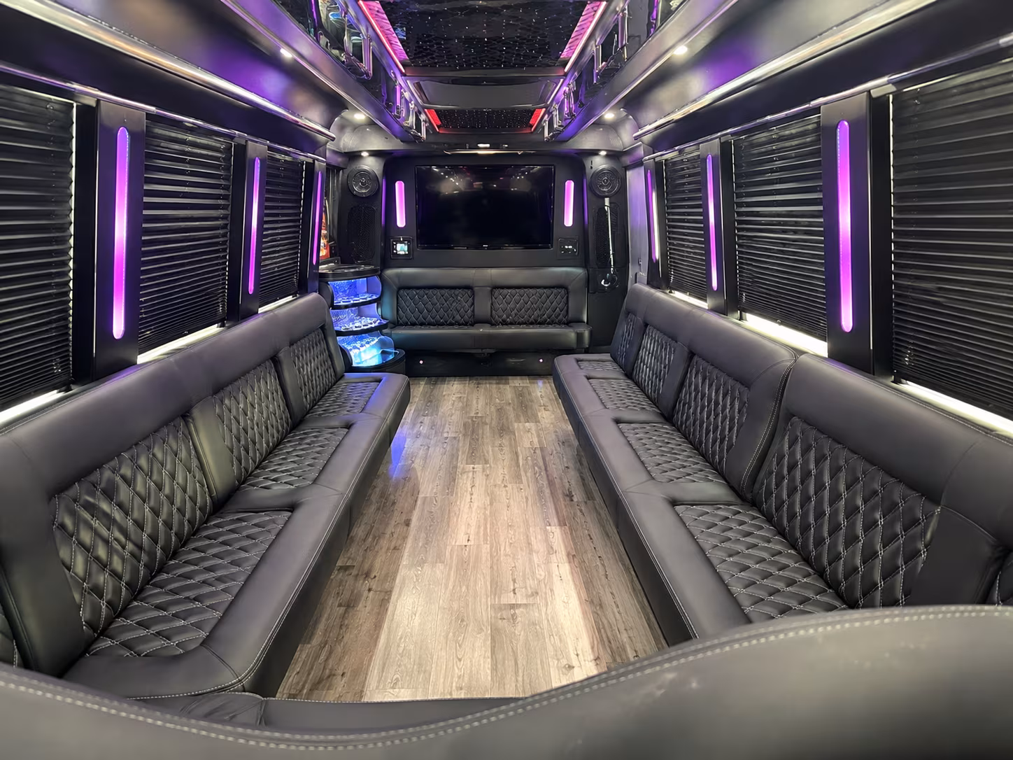 Mesquite Winery Tour & Pub Crawl Transportation onboard seating