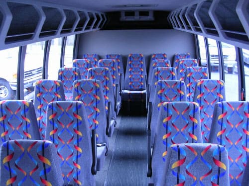 Grapevine 15-35 Passenger Minibuses Interior