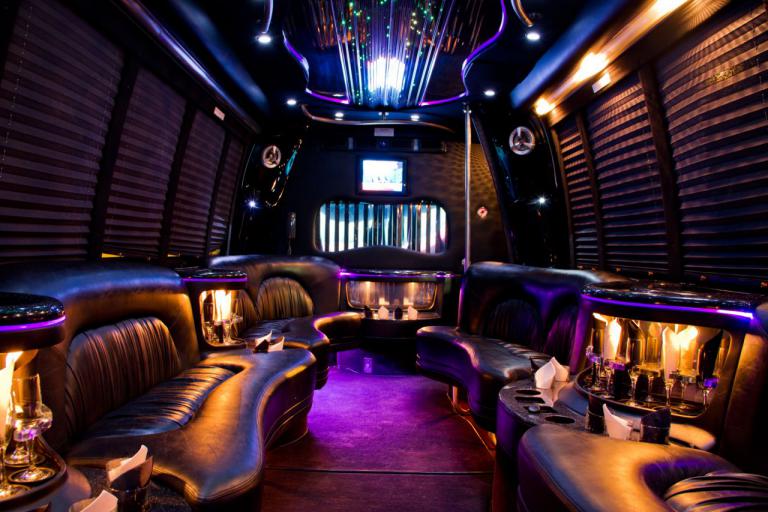 Longview 22 Passenger Party Bus Interior