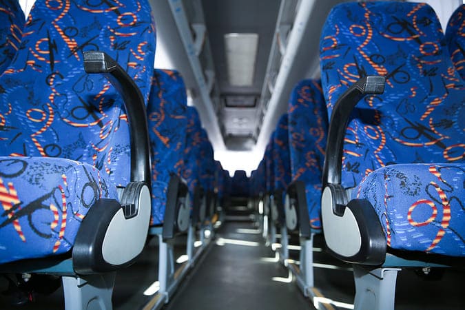 Grapevine 47-56 Passenger Charter Buses Interior